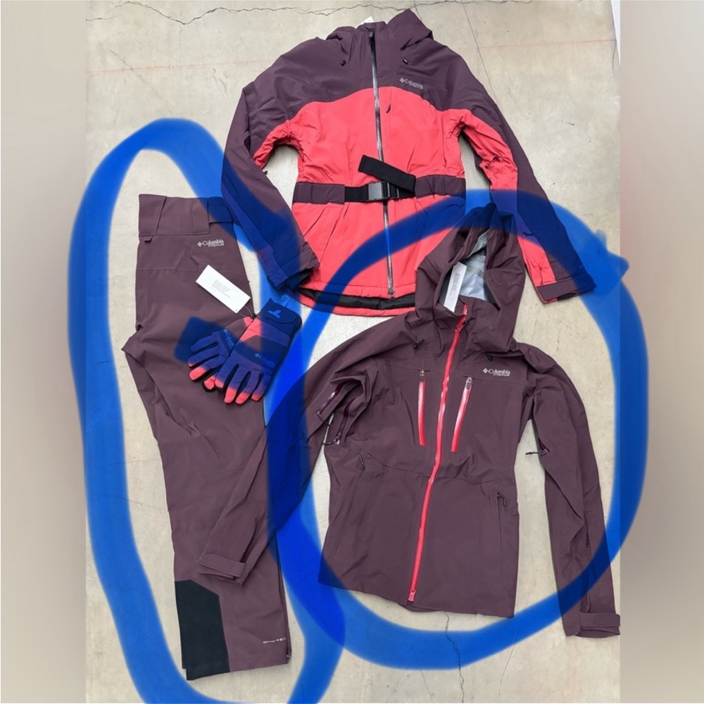 Columbia jacket & ski pant set